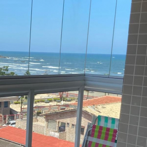 Apartamento com vista linda pé na areia